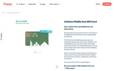 Keepgo plan details page