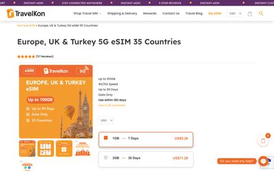 TravelKon plan details page