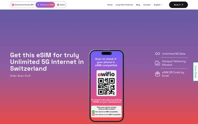 page d'accueil de Wifio