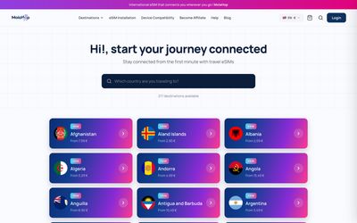 pagina di ricerca di MolaHop