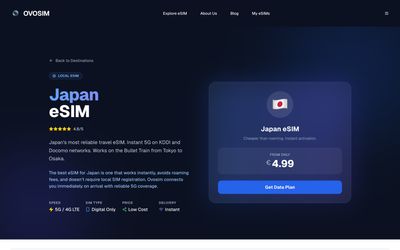 Ovosimのプラン一覧ページ