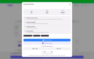 pagina di pagamento di MoodSIM
