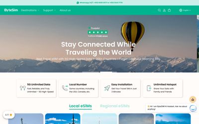 pagina iniziale di ByteSIM