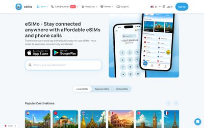 eSIMo home page