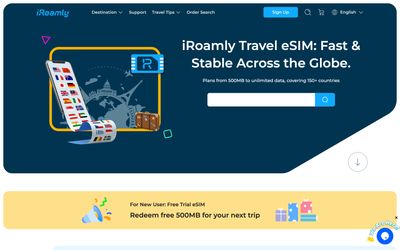 iRoamly home page