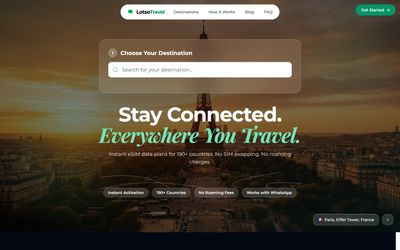 Lotso Travel home page
