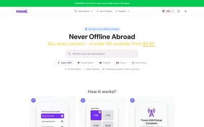 pagina iniziale di MoodSIM