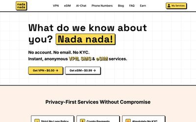 nadanadaのホームページ