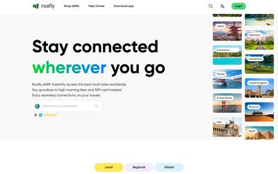 Roafly home page