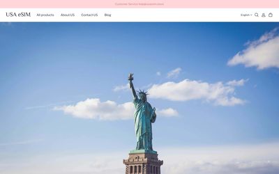 pagina iniziale di USA eSIM