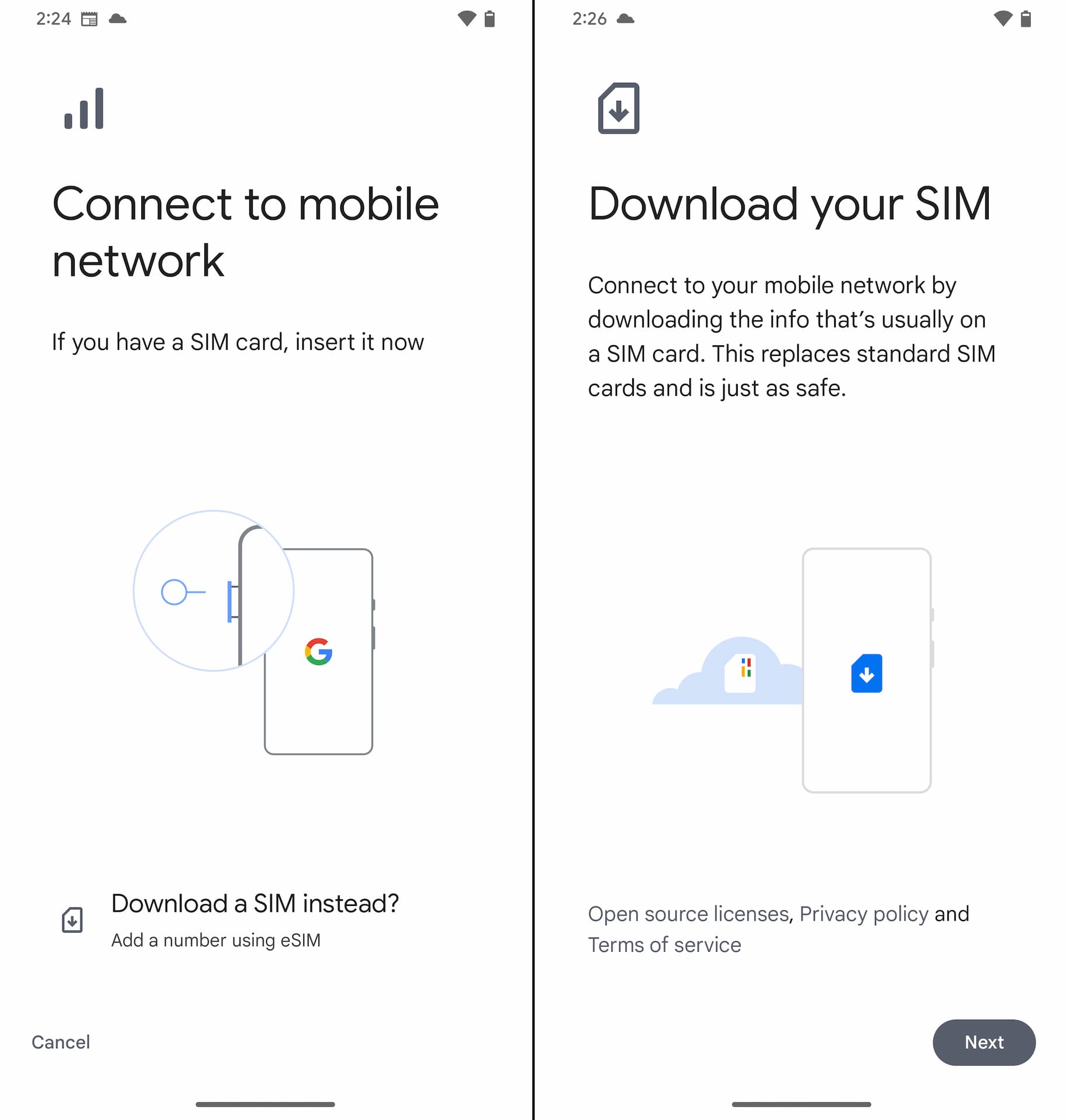 How to install eSIM on Android phone using QR code