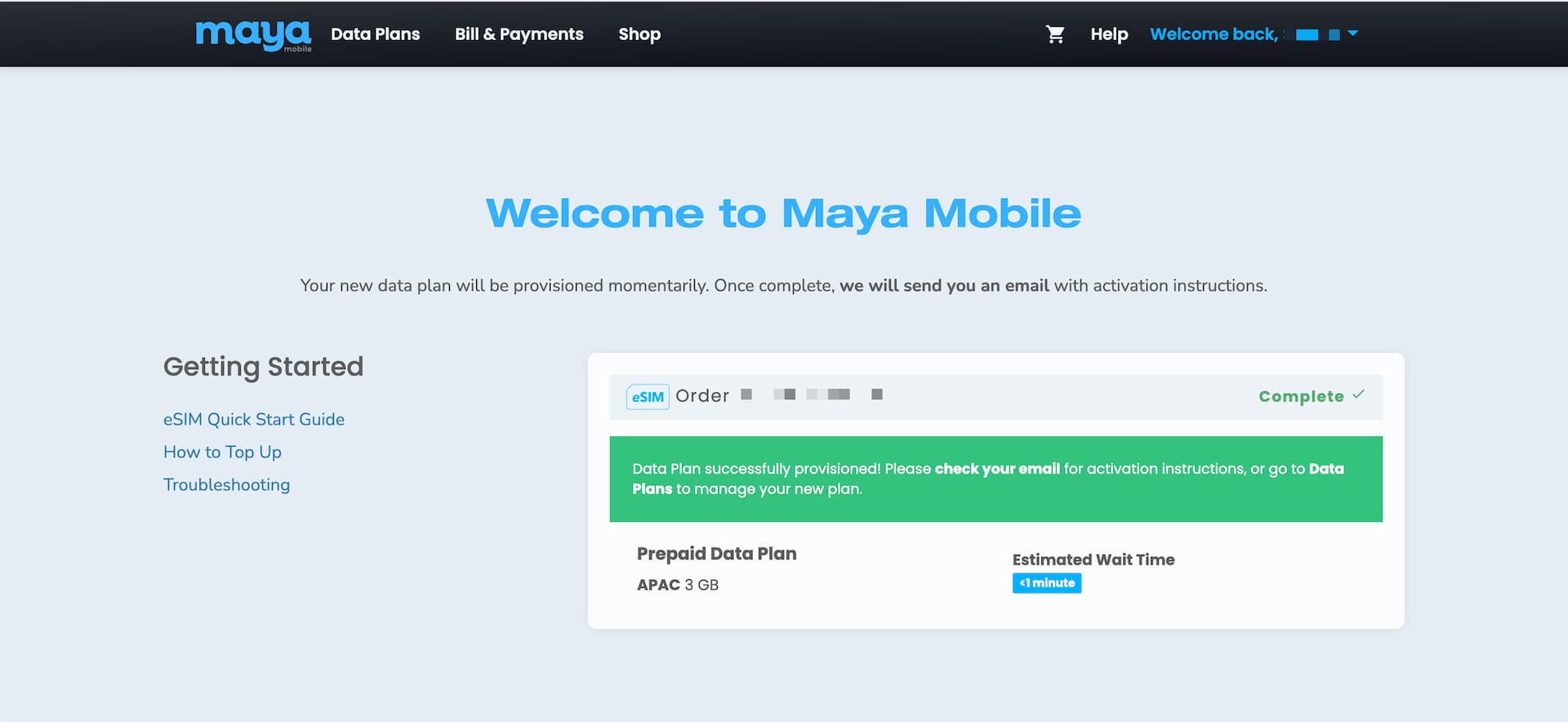 How to buy and activate Maya Mobile eSIM