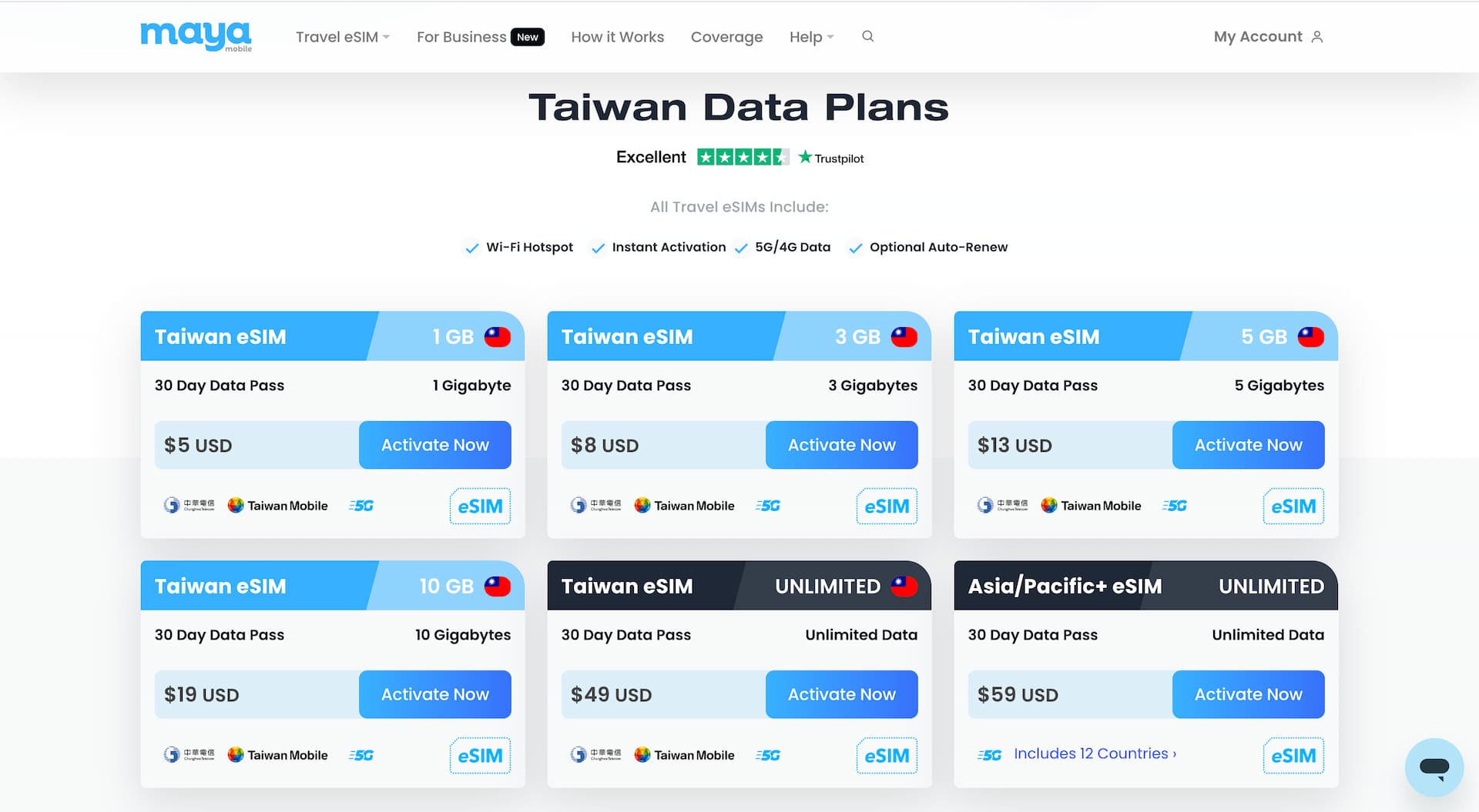 A Review of Best Travel eSIM Options for Taiwan