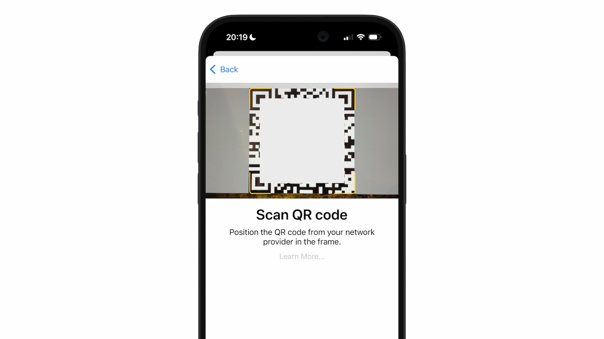 How to install eSIM on iPhone with QR code