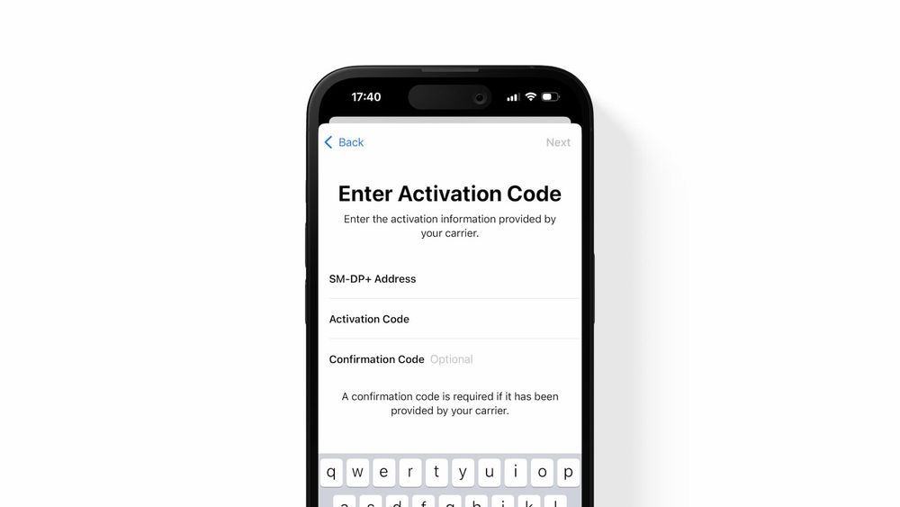 How To Activate an eSIM with Activation Code and SM-DP+ Address on iPhone