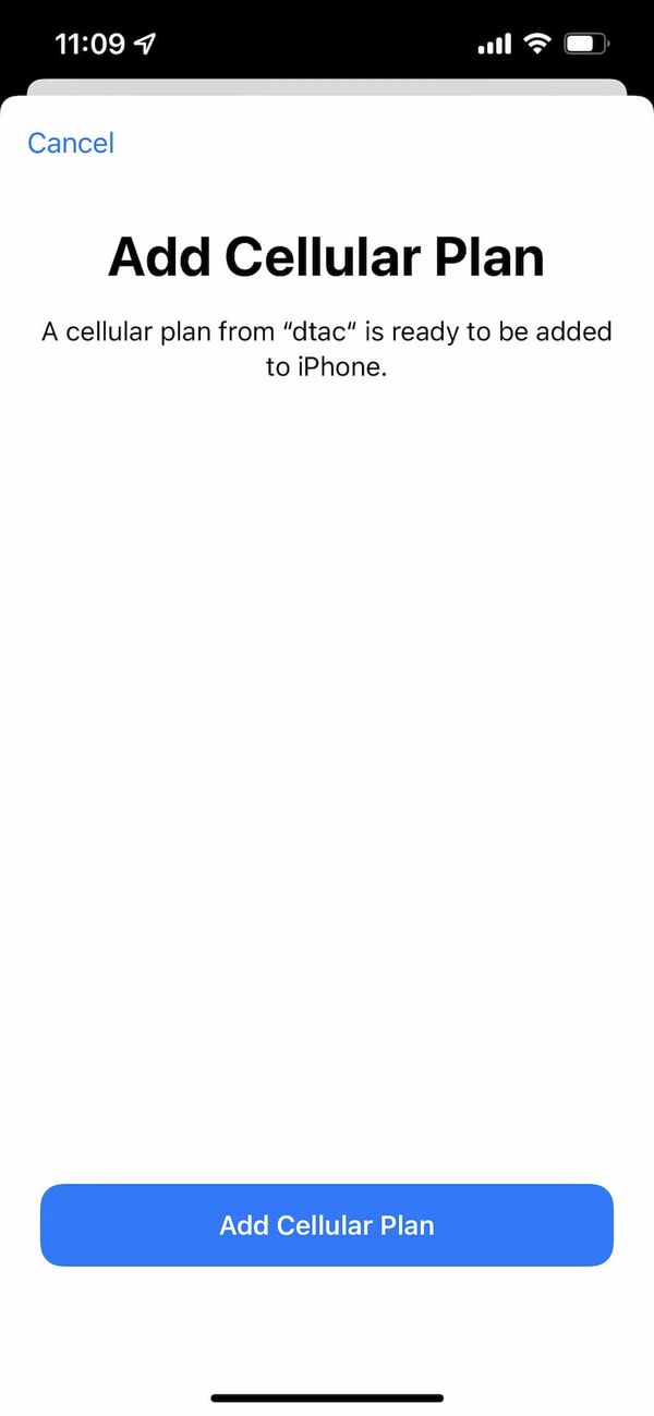 How to install eSIM on iPhone with QR code